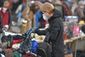 A large weekly flea market in Vienna, Austria, Europe Royalty Free Stock Photo